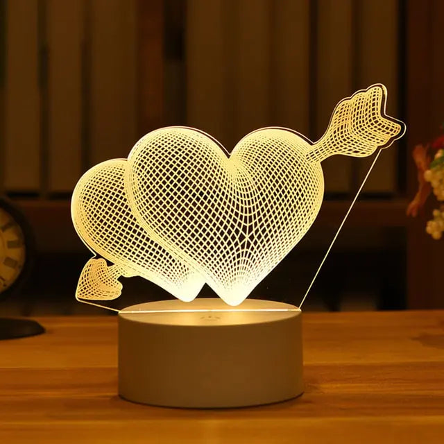 3D Led Night Light Model Toys